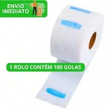 OFFER Disposable White Hygienic Collar For Barbers 500 Units Barber Shop - Nhiều màu - Xem 3