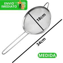 Kit 03 18cm Manual Stainless Steel Strainer Sieve - Nhiều màu - Xem 4