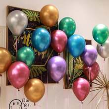 5/10/12 英寸彩色派对气球镀铬金属氦气球适用于生日派对装饰和拱门装饰婚礼生日圣诞派对 - 綠色 - 查看 7