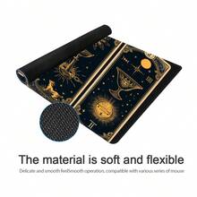 塔罗牌大桌垫、游戏鼠标垫、键盘垫、独特创意、橡胶防滑底座、边缘锁定 - 塔羅牌 - 查看 4