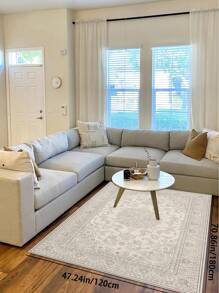 Dywan Retro Salon Sypialnia Antypoślizgowa mata podłogowa Chłonny czeski marokański retro styl boho Dekoracja Dywan nadający się do prania w pralce