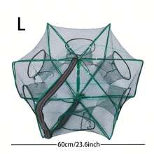 1/3 piezas Trampa plegable hexagonal para camarones, trampa para anguilas, red para langostas, lámpara trampa para pesca