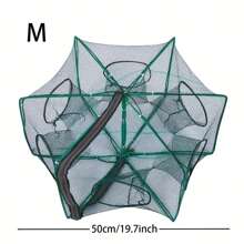 1/3 piezas Trampa plegable hexagonal para camarones, trampa para anguilas, red para langostas, lámpara trampa para pesca