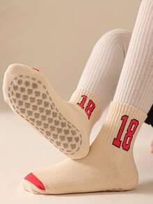 6 Pairs Of Non-Slip Floor Socks For Boys - Multicolor - View 5