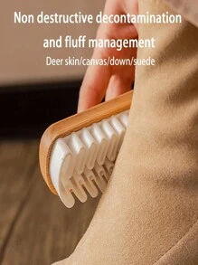 1 件绉绒面革鞋刷 - 优质绒面革刷磨砂革清洁剂绉布刷和绒面革橡皮擦套装 | 适用于 的绒面革刷 | 全套鞋子清洁鬃毛刷，适用于正装鞋和靴子护理/脚趾清洁刷 15.7 英寸淋浴足部清洁器，带长柄硅胶缝隙刷，脚趾间清洁器，柔软足部护理刷，适用于老年人、老年人、男性和女性 - 4 件装 - 多色款 - 查看 3