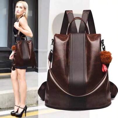 Mochila De Moda Para Mujer Tipo Antirrobo Super Calidad Mochila PU YUQING