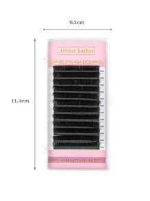ARTSTAR Row12 Curvature CC Lông mi giả màu đen 0,07 mm Mascara hàng dày Lông mi mềm Lông mi ghép Lông mi nhỏ dài 8-20 mm Ngày Giáng sinh - CC - Xem 9
