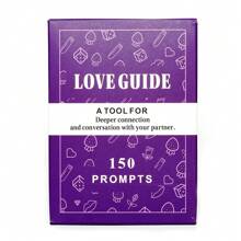 Love Guide Card Game Relationship Deck 150 Discussion Prompts Conversations Starter Couples Games Perfect Couples Card Games Romantic Gifts For Couples,Game For Couples,Adult Game,The Love Game - Black - View 2