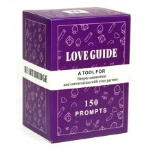 Love Guide Card Game Relationship Deck 150 Discussion Prompts Conversations Starter Couples Games Perfect Couples Card Games Romantic Gifts For Couples,Game For Couples,Adult Game,The Love Game - Black - View 1