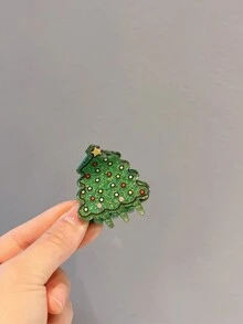 1 件女士圣诞发夹，节日派对发饰 - 多色 - 查看 8