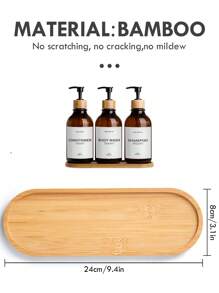 3 件 16 盎司可再填充洗发水和护发素分配瓶 - 3 件套 - 泵瓶分配器，适用于洗发水、护发素、沐浴露 - 空塑料可再填充容器，适用于淋浴家居浴室装饰秋季装饰返校 - 棕色 - 查看 5