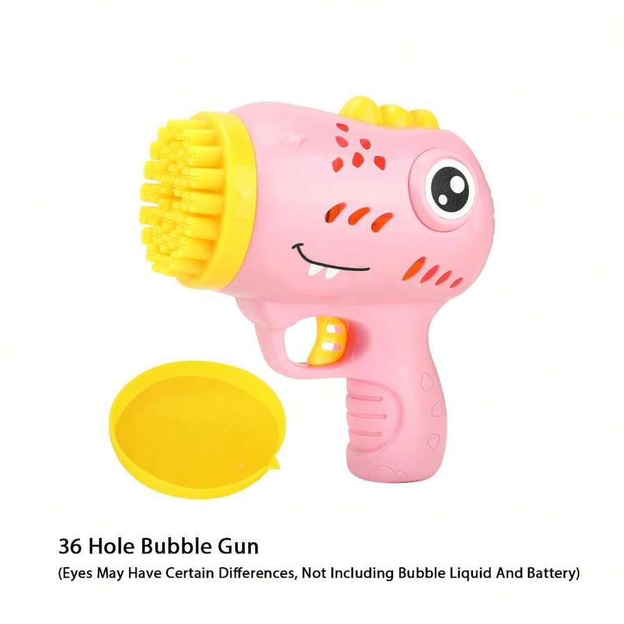 40 Holes Bubble Machine Gun Dinosaur Bubble Gun Automatic Machine Soap
