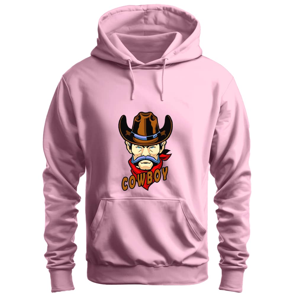 Warm Sweatshirt Various Colors Winter Comfortable Printed Cowboy Personal - Màu Hồng baby - Xem 1