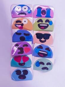 4 piezas/8 piezas/12 piezas Figuras de cabezones  al azar, favores de fiesta de Navidad, juguetes para fiestas, excelente regalo para fiestas, bodas y obsequios - Multicolor - Ver 11