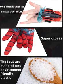 1 件蜘蛛丝发射器主题网射击手套先进技术玩具软飞镖枪礼物新款蜘蛛网射击器 - 儿童互动玩具 - 角色扮演道具 - 生日礼物 - 复活节礼物 - - 圣诞节礼物 - 礼物 - 孩子们会用这副手套成为小超级英雄！ - 蛛絲發射器[不含手套] - 查看 6