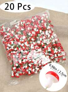 20 Pieces Foam Colored Mini Mushroom Decorations Artificial Mushroom Artworks Micro Landscape Basin Landscaping Christmas Ornaments Decorations Used For Fairy Tale Gardens Moss Landscapes Halloween Decorations And Tabletop Plant Statues