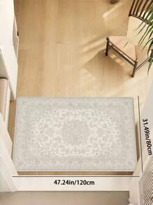 Dywan Retro Salon Sypialnia Antypoślizgowa mata podłogowa Chłonny czeski marokański retro styl boho Dekoracja Dywan nadający się do prania w pralce