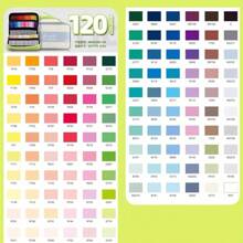 120-Color Direct-Liquid Acrylic Marker Pens With Brush Tips, Portable Carrying Case, Suitable For Wood, Canvas, Stone, Rock Art, Glass, Ceramics, Student Painting, Art & Craft DIY