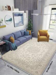 Dywan Retro Salon Sypialnia Antypoślizgowa mata podłogowa Chłonny czeski marokański retro styl boho Dekoracja Dywan nadający się do prania w pralce