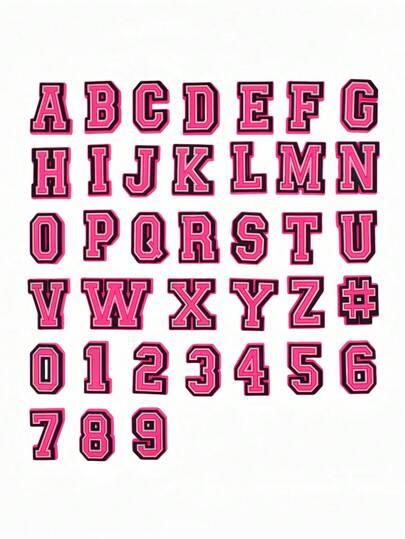 1/10/26 piezas Etiquetas estampadas con letras y números creativos, Encantos de goma flexibles y desmontables para zapatos, accesorios aptos para zapatillas, mochilas, prendas de vestir, decoraciones, Accesorios rosados y lindos para zapatos para la primavera y el verano