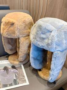 护耳猎人帽，保暖防风厚帽，男女冬季帽子，韩版 - 帽子 - 查看 11