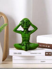 1个树脂外星人摆件，手工制作，不褪色，适用于阳台、书房、花园、庭院、客厅等空间。 - 多色 - 查看 13