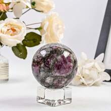 1 件梅花碧玺球 - 适用于宴会装饰、餐桌装饰 - 能量平衡、疗愈 - 1 pc - 查看 5