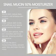 Hoygi Snail Moisturizing Cream Nourishing Moisturizing Face Care Hydrating Moisturizing Cream For Dull Skin,Snail Mucin 92% Moisturizer Daily Face Gel Cream, Crema De Baba De Caracol Original, Snail Secretion Filtrate Nourishing Cream, Moisturizer Face Cream Snail Mucin - Grey - View 5