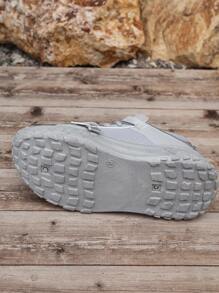 Poo Feeling Chunky Sneakers Women's Autumn Sports Shoes, Platform Sports Shoes, Breathable Platform Sneakers Mesh Platform Shoes Women's Sports Shoes Solid Color Casual Shoes Women's Platform Sports Shoes - Grey - View 6