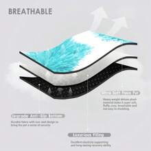 1 件毛绒宠物床垫温暖舒适柔软长毛蓬松宠物床适合所有季节的猫和狗 - 綠色 - 查看 4