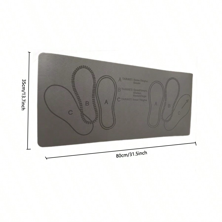 Deep Squat Target Mat, Deep Squat Posture Guide Mat, NonSlip Deep