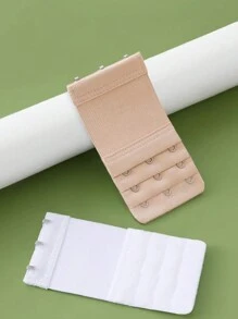 3 Pcs Elastic Bra Extenders, Women's Lingerie Hook Strap Extenders (2 Hooks/3 Hooks), Extender Bra Hooks (For Bras/Wireless Bras), Women's Underwear Accessories, Suitable For Travel, Sports, Outdoor, Belts Summer Cooling,Beach,Travel