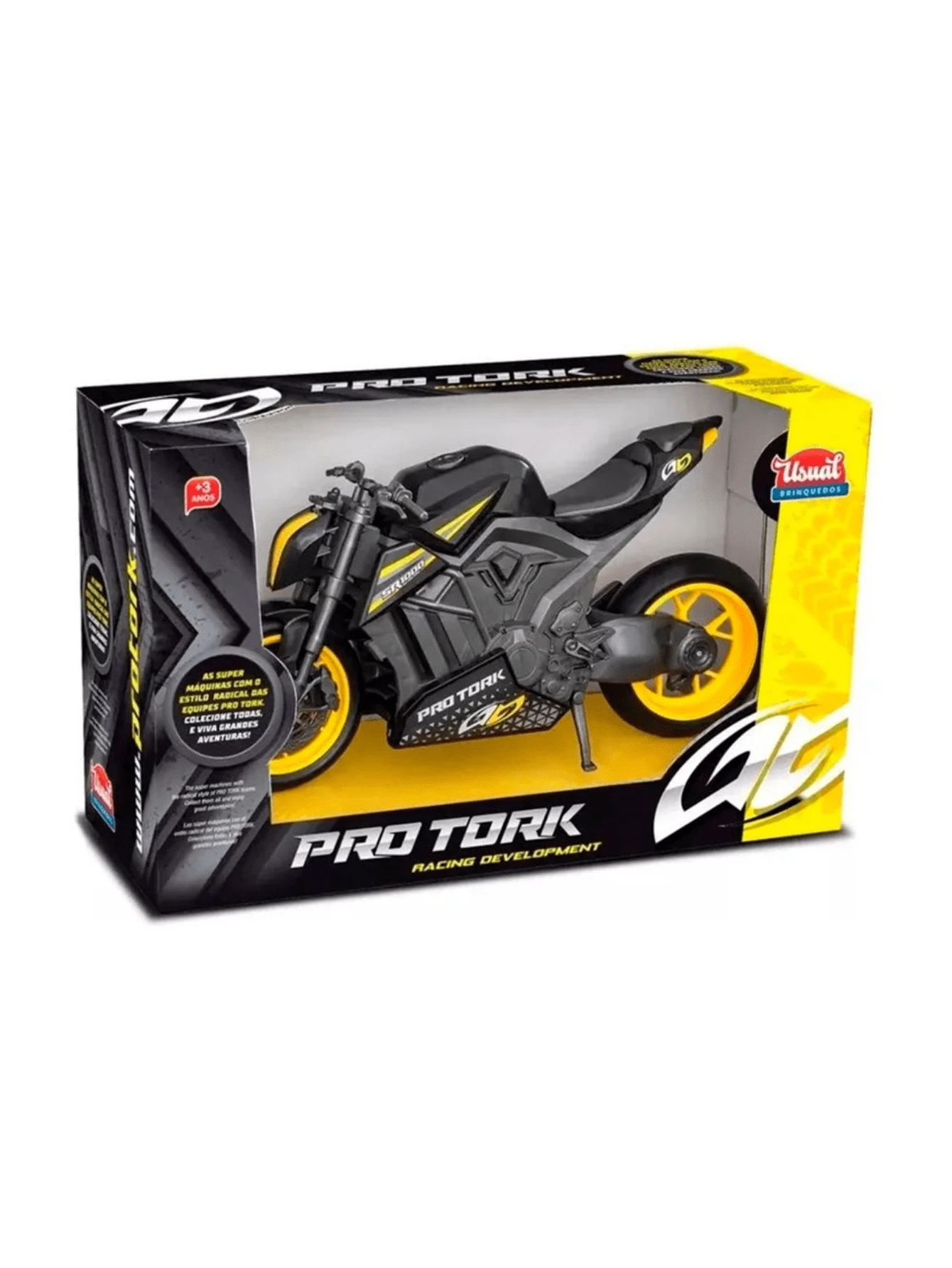 Pro Tork Racing Motorcycle Toy With Assorted Rubber Tire SHEIN South