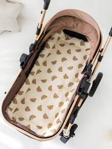 婴儿推车保暖毯睡垫，冬季 - 米色 - 查看 8