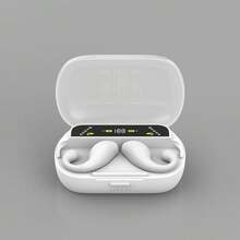 Y99 Clip-On Wireless Sports Headphones Bluetooth 5.2 Waterproof Touch Control With Mic LED Display Suitable For - 白色 - 查看 1