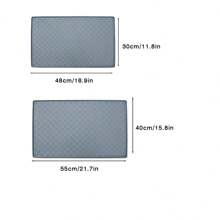 1 件大号硅胶爪印垫、防滑宠物碗垫、防水易清洁宠物喂食垫 - 彩色 - 查看 8