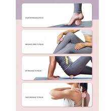 1 quả bóng yoga Fascia thư giãn cơ bắp massage bóng tập luyện vòm chân thể dục tích hợp lòng bàn chân bóng đậu phộng rắn massage chân bóng bấm huyệt sâu thư giãn cơ vai và cổ cổ thể dục yoga cầm tay kinh lạc bóng - Nhiều màu - Xem 6