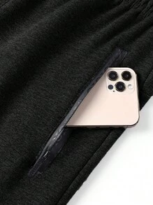 男士秋冬季束脚多色时尚印花LOGO时尚透气运动长裤跑步运动健身户外登山攀岩等运动裤