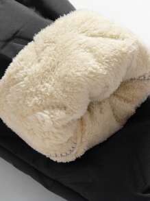 Men's Thermal Lined Thickened Sweatpants With Drawstring