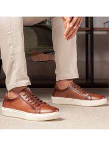 Men Sneakers - Cà phê nâu - Xem 2