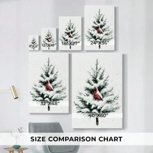 Christmas Holiday Art - Gallery Wrapped Canvas CDXXVIII - 40X60英寸 - 查看 3