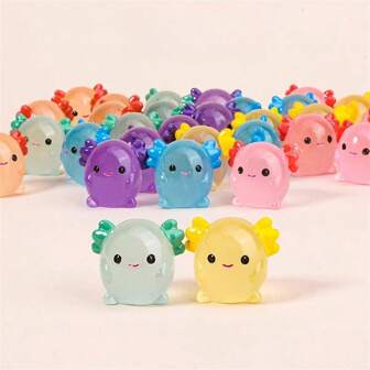 1pc/6pcs/12pcs/18pcs Cute Mini Glow-In-The-Dark Dinosaur, Miniature Figurine Model, Micro Landscape Car Desktop Decor, Dollhouse Decoration, Desktop Ornament, Car Organizer, Micro Landscape Photography Prop Best Gifts Birthday Graduation