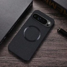 Ốp lưng bảo vệ có kết cấu từ tính cổ điển dành cho điện thoại thông minh Pixel 9 Pro / Pixel 8A / Pixel 7 / Pixel 6 Pro - màu đen - Xem 15