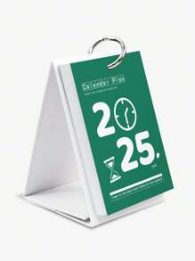 1pc 2025 Desk Calendar Planner, Simple Weekly Planner With Calendar And Notes, For Planning And Organizing Daily, Monthly Planners, Home Office School Supplies, Desk Decorations - Multicolor - View 14