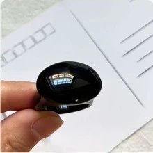 1 件天然水晶玛瑙宝石指环、石英宝石拇指环、个性化独特戒指、财富、运气、时尚男女珠宝、情侣戒指、订婚戒指、家庭礼物、圣诞节和各种节日派对礼品戒指、水晶礼品（礼盒）