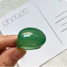 1 件天然水晶玛瑙宝石指环、石英宝石拇指环、个性化独特戒指、财富、运气、时尚男女珠宝、情侣戒指、订婚戒指、家庭礼物、圣诞节和各种节日派对礼品戒指、水晶礼品（礼盒）