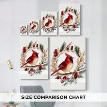 Christmas Holiday Art - Gallery Wrapped Canvas CMLXXVI - 32x48英寸 - 查看 3