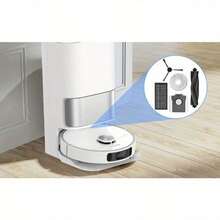 Bộ phụ kiện 18: Máy hút bụi robot Dream X30 Ultra / L10s Pro Ultra 1 chổi lăn 4 bộ lọc HEPA 4 miếng lau nhà 4 túi đựng bụi 4 chổi bên 1 chổi vệ sinh - Đen+Trắng+Xám - Xem 9
