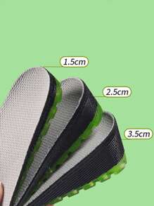 Silicone Invisible Height Increase Insoles, Non-Fatiguing Shock-Absorbing Lift Pads For Men & Women