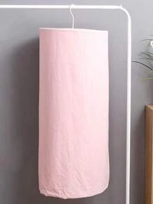 1pc Solid Color Hanging Bed Sheet Drying Rack - Silver - View 4